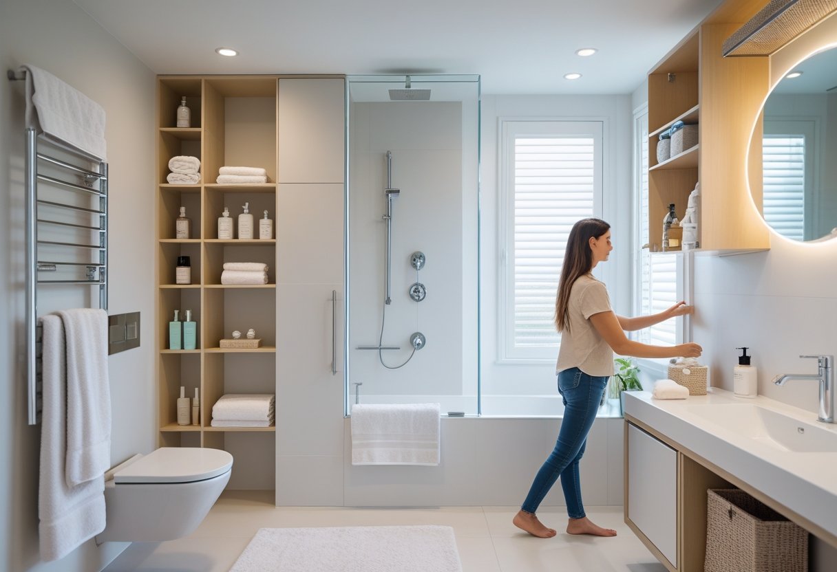 Praktiske løsninger til små hjem opbevaring og bademuligheder